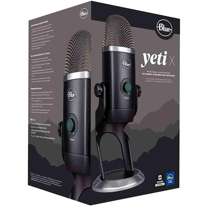 Microfono Blue Yeti X Black